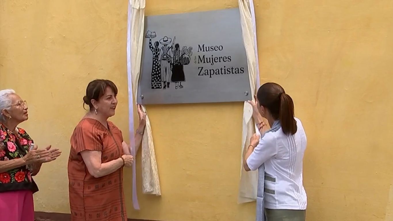 Sheinbaum inaugura el Museo Mujeres Zapatistas en Morelos