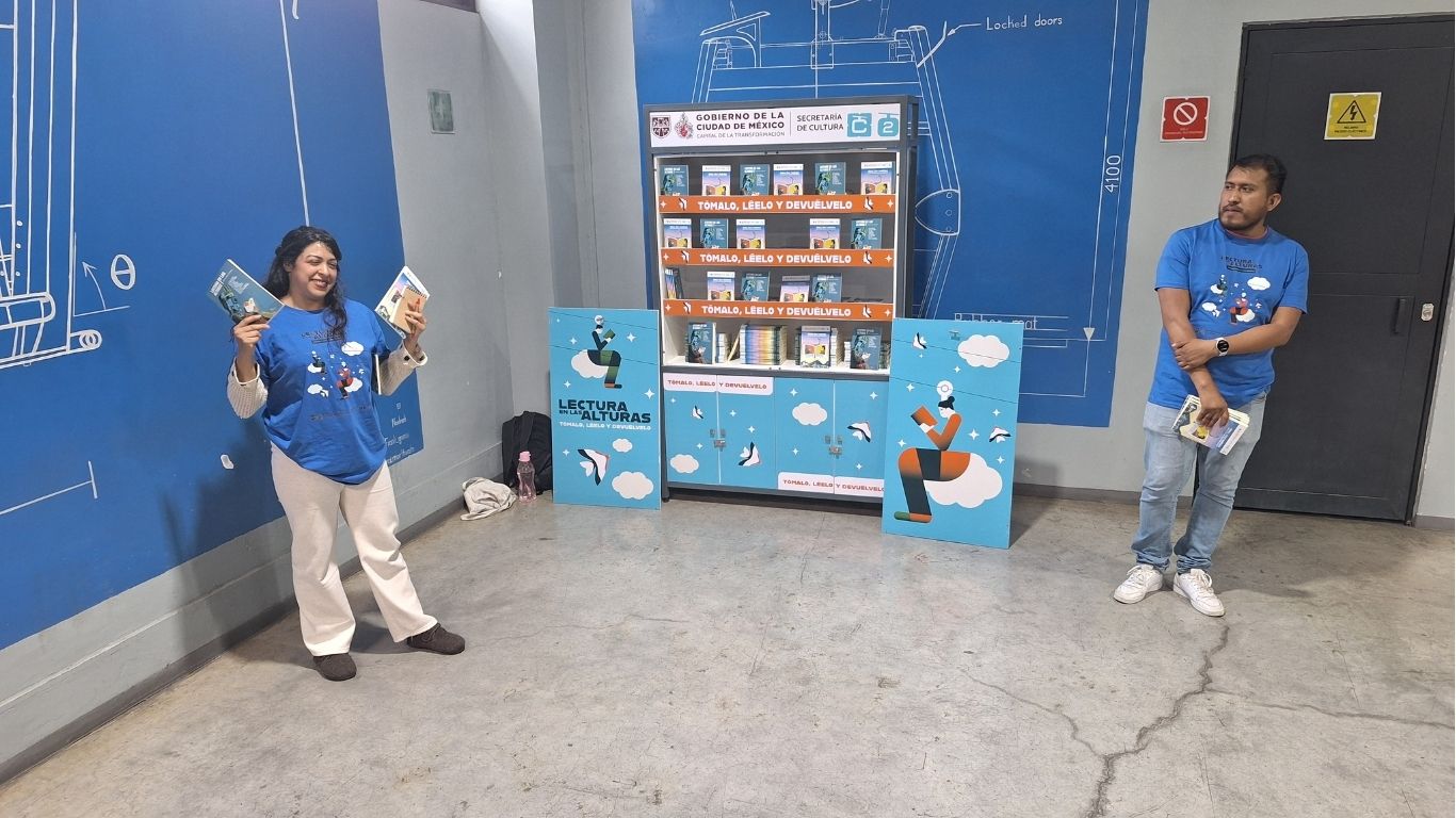 “Lectura en las Alturas” llega al Cablebús