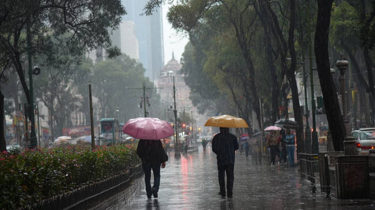 Activan Alerta Amarilla por lluvias y granizo en CDMX
