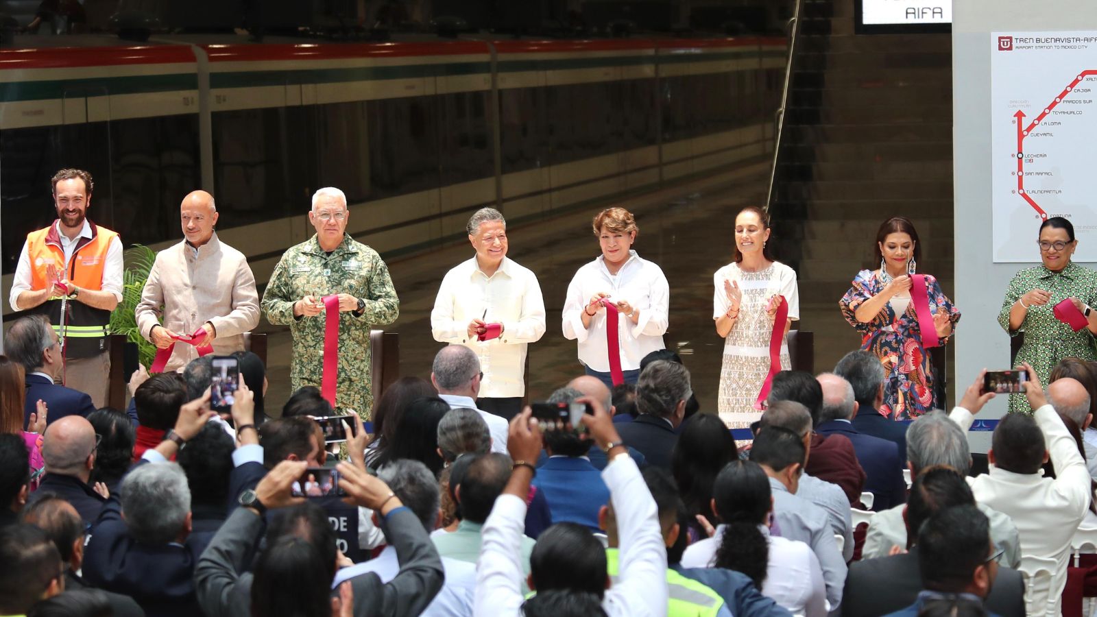 Sheinbaum rinde homenaje a las heroínas mexicanas al inaugurar el Tren Felipe Ángeles