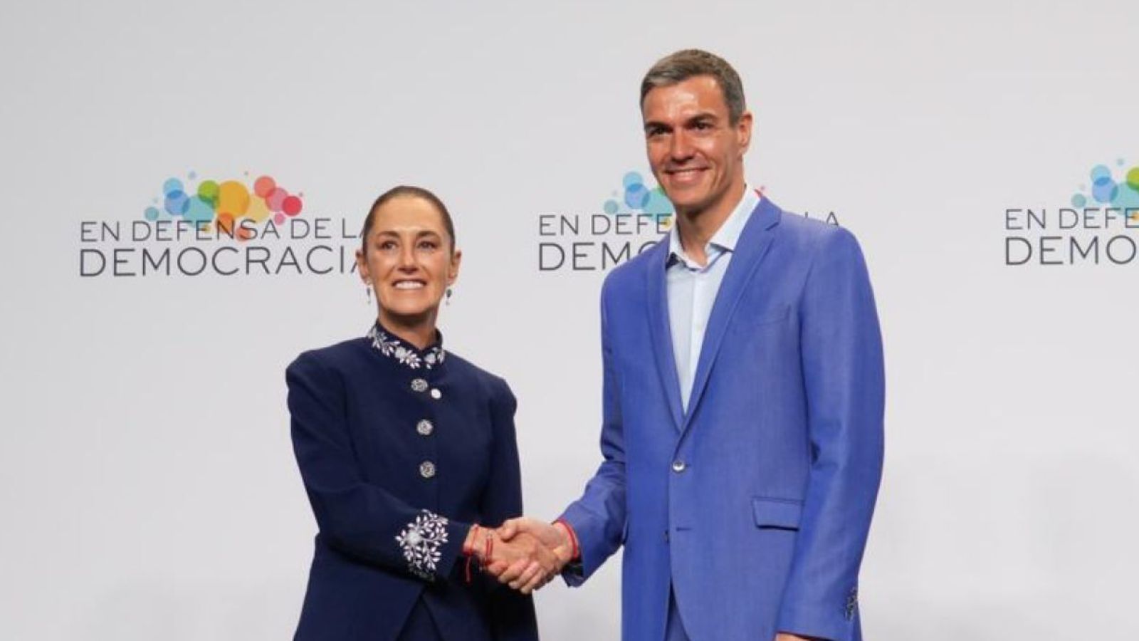 Sheinbaum y Sánchez tuvieron encuentro privado