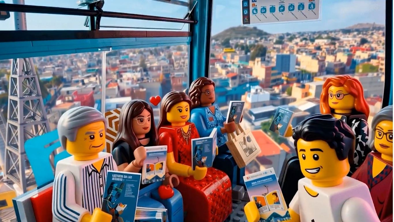 ¿Ya leíste en el Cablebús?