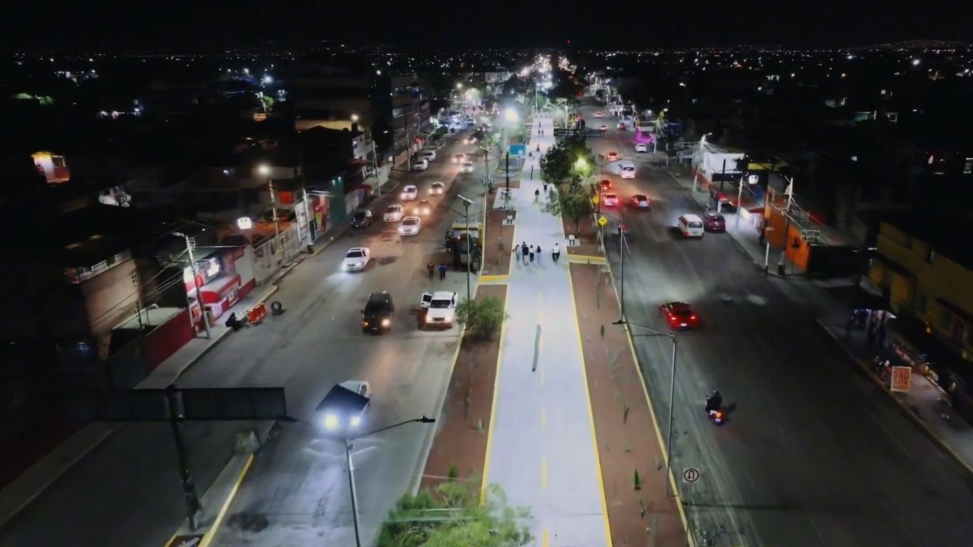 Ecatepec alcanza meta de 100 mil luminarias encendidas