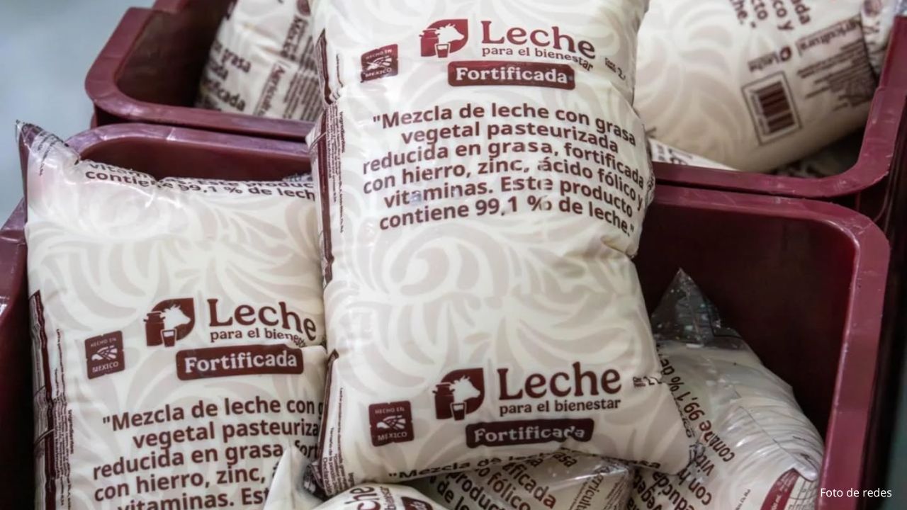 Leche para el Bienestar llega a 7.5 millones de familias