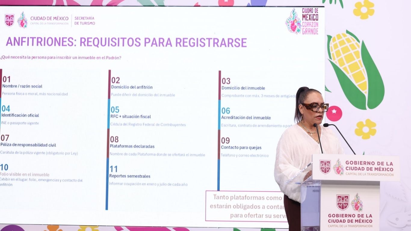 Inicia registro para anfitriones de hospedaje temporal en CDMX