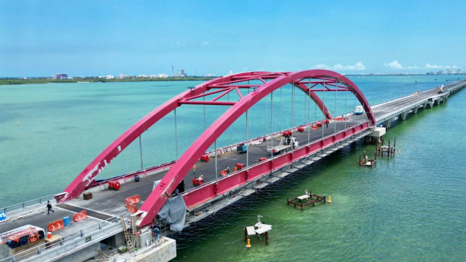 Sheinbaum inaugura puente Nichupté en Quintana Roo