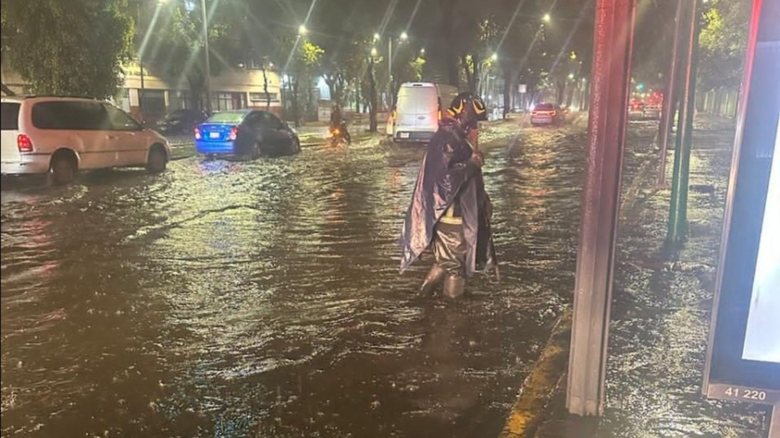 Lluvias intensas provocan inundaciones en CDMX y Edomex