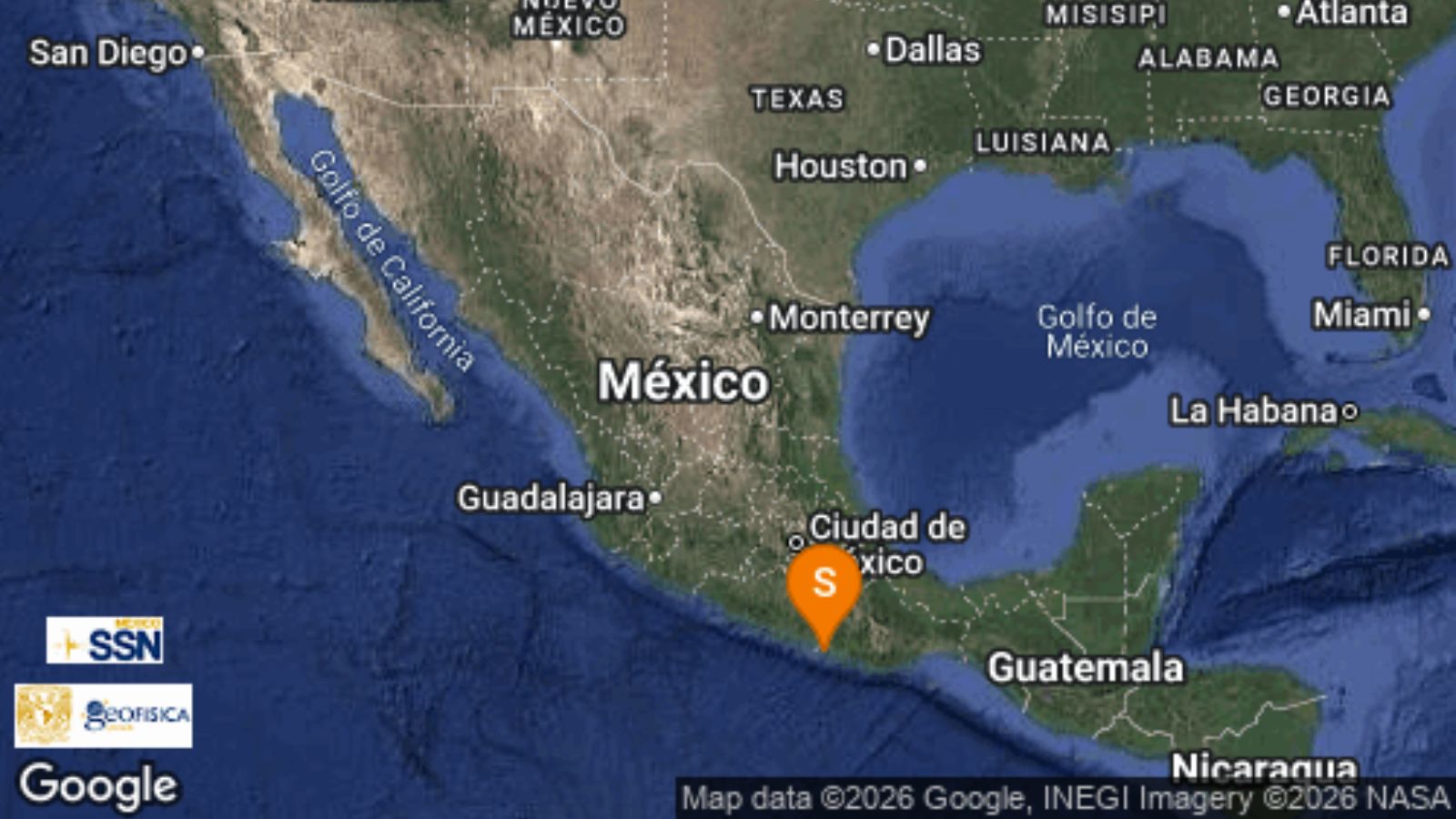 Sismo de magnitud 5.6 sacude Oaxaca