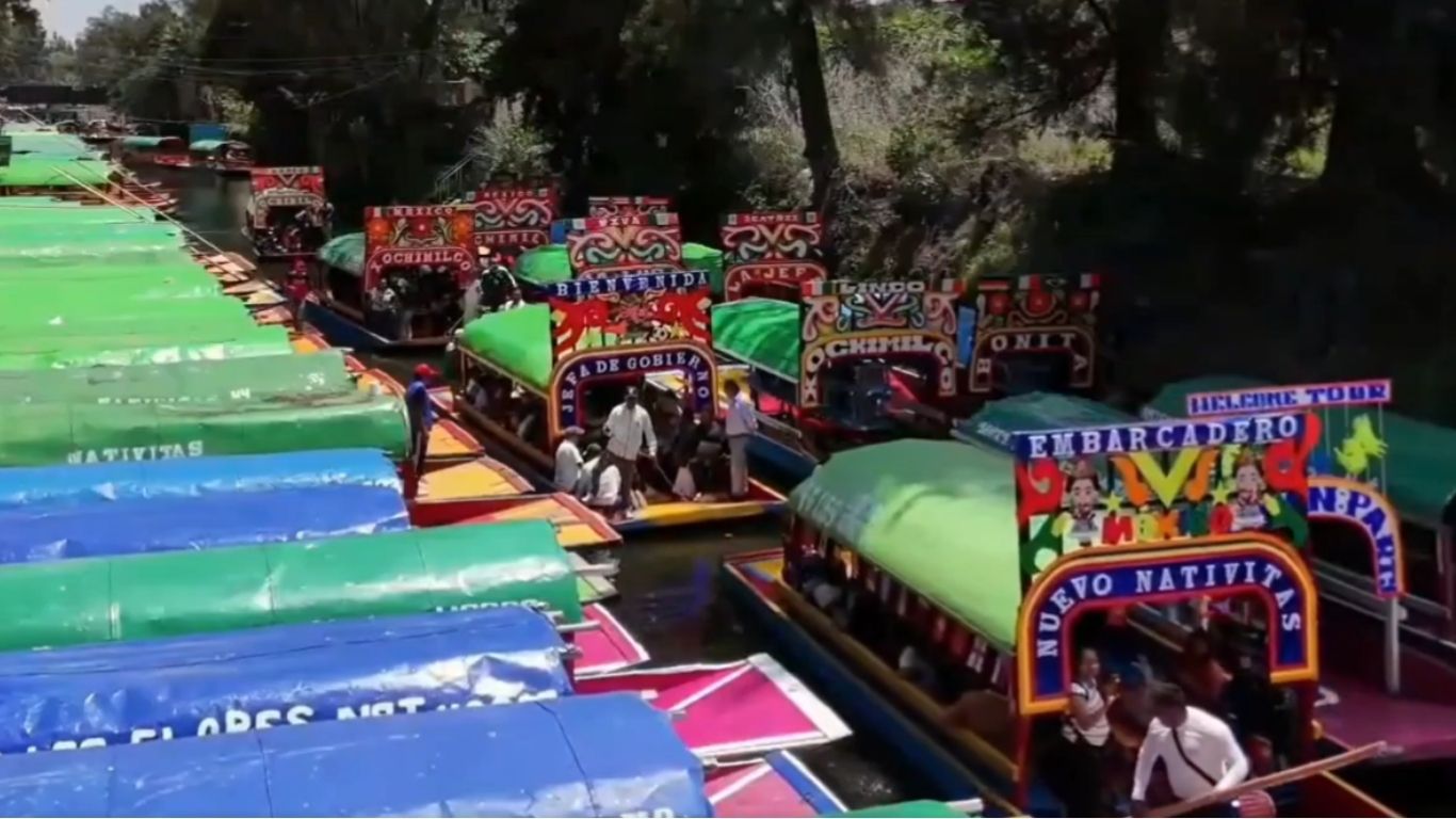 Reinauguran embarcaderos en Xochimilco