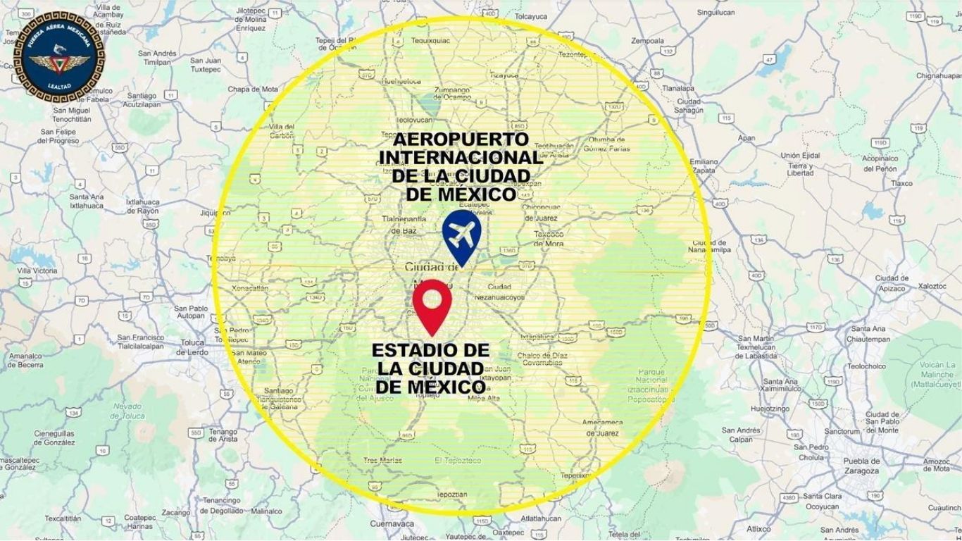Restringen vuelos y drones cerca del AICM