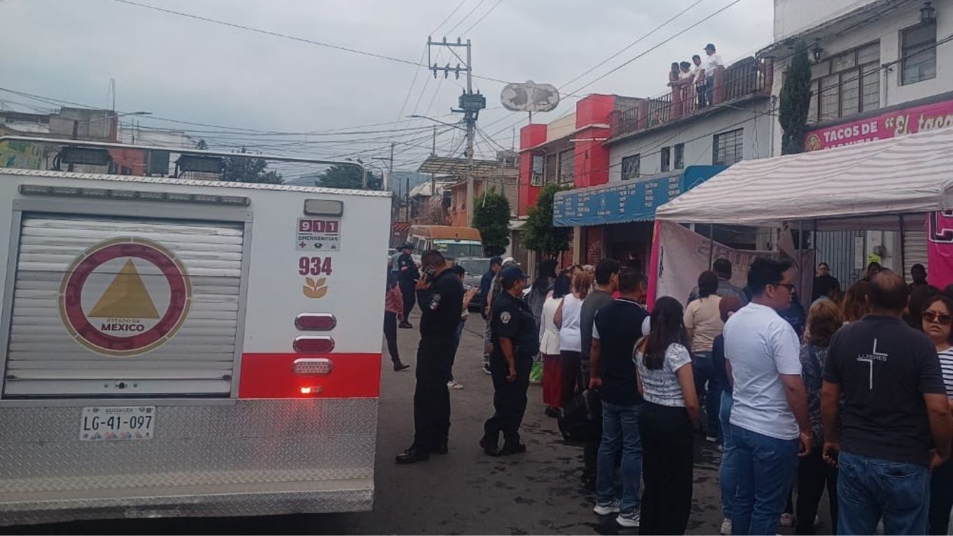 Explosión por gas LP deja seis heridos en el Edomex