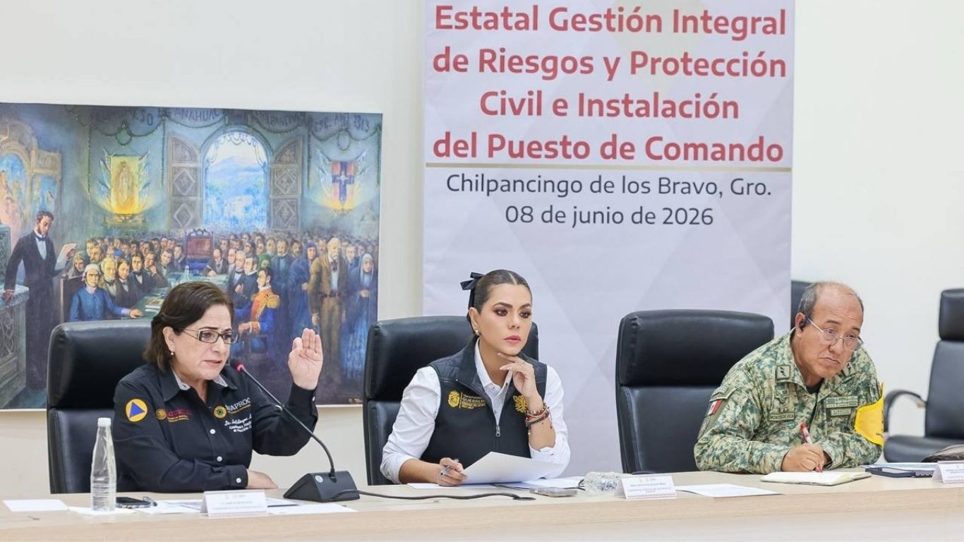 Instalan puesto de mando en Guerrero por avance de Boris 
