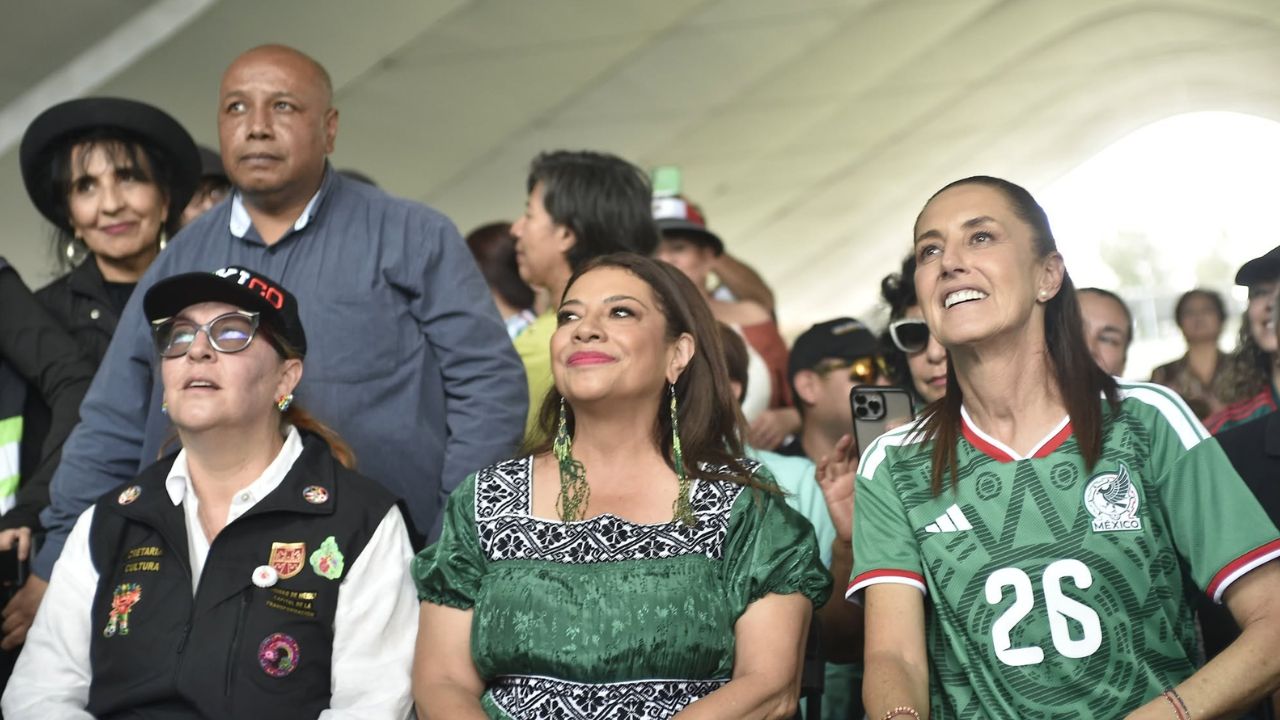 Sheinbaum y Brugada viven el Mundial en el Fan Fest