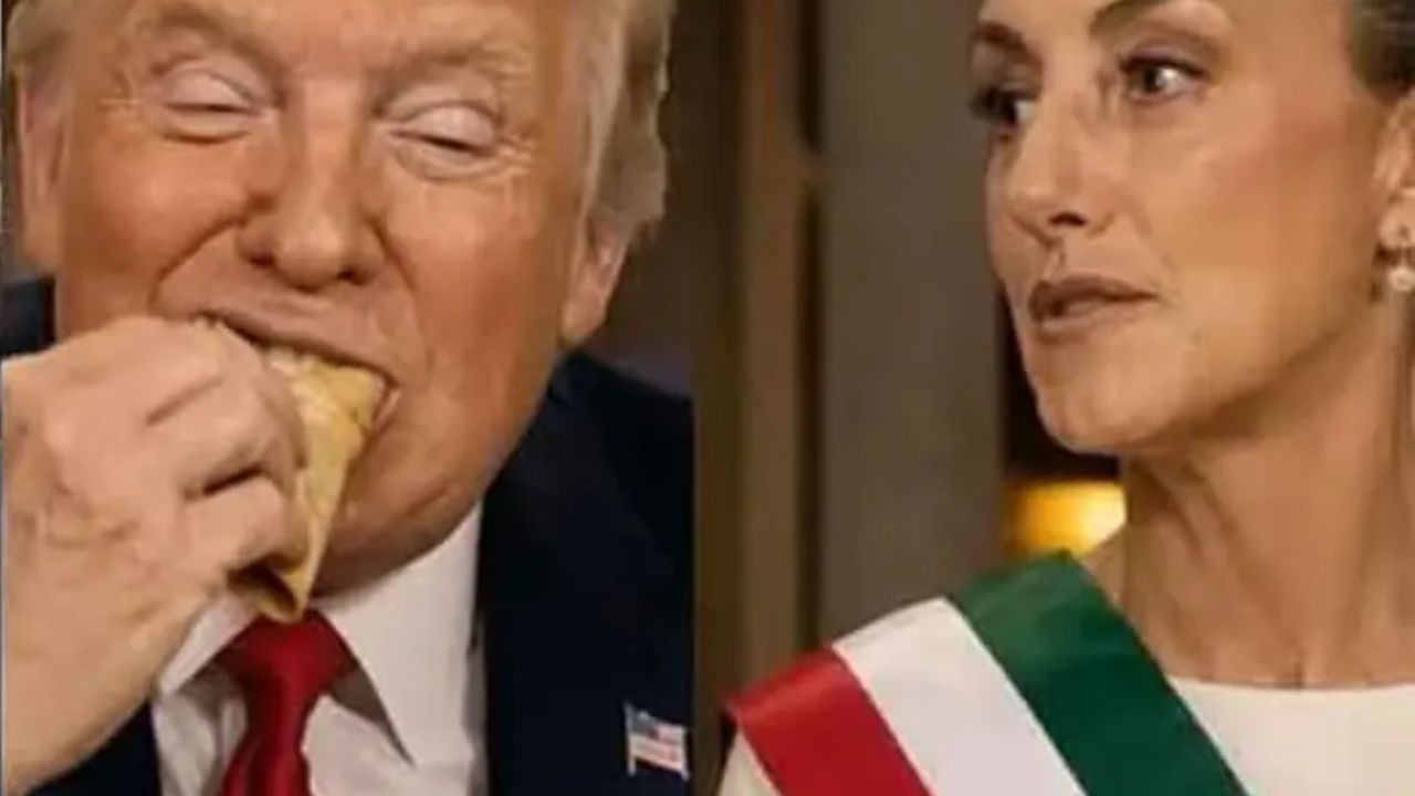 Trump lanza video creado por IA donde aparece Sheinbaum