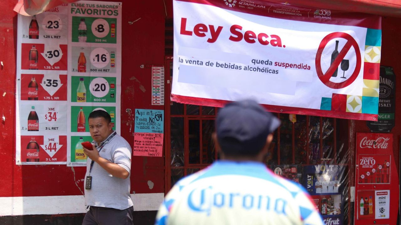 Ley seca por el partido México-Chequia en CDMX