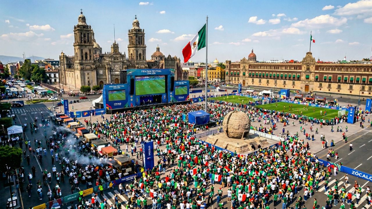 Fan Fest del Zócalo rompe récord de asistencia