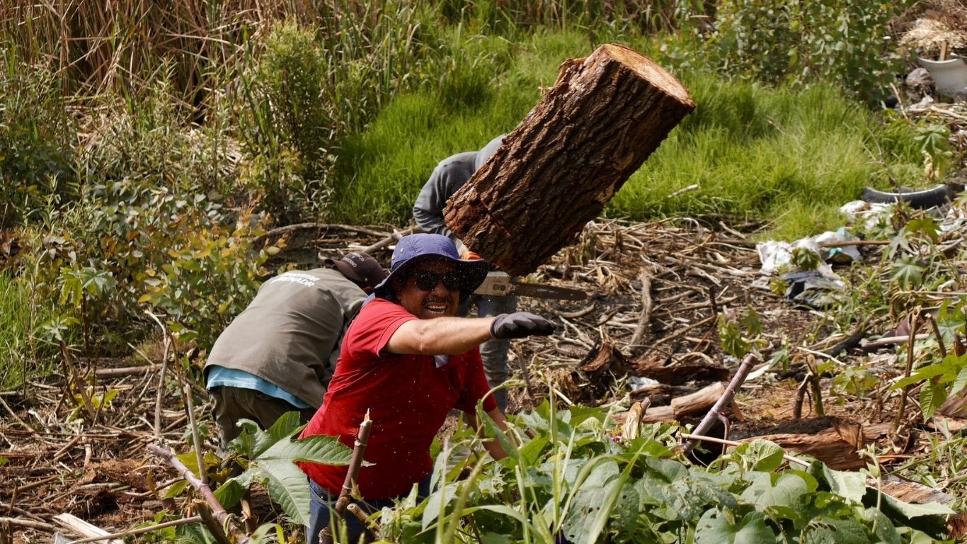 ¡Rescatan la Ciénega Chica en Xochimilco!