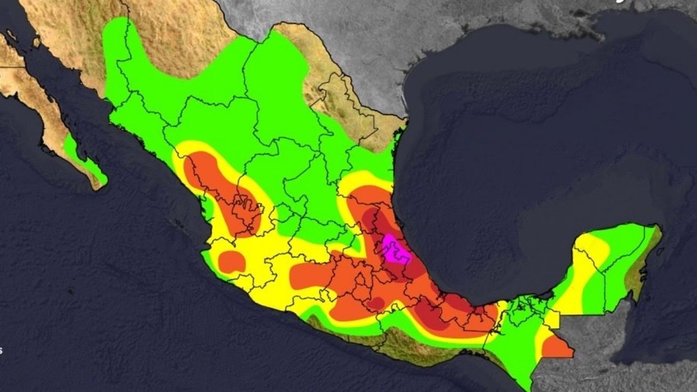 Las lluvias continuarán en gran parte de México