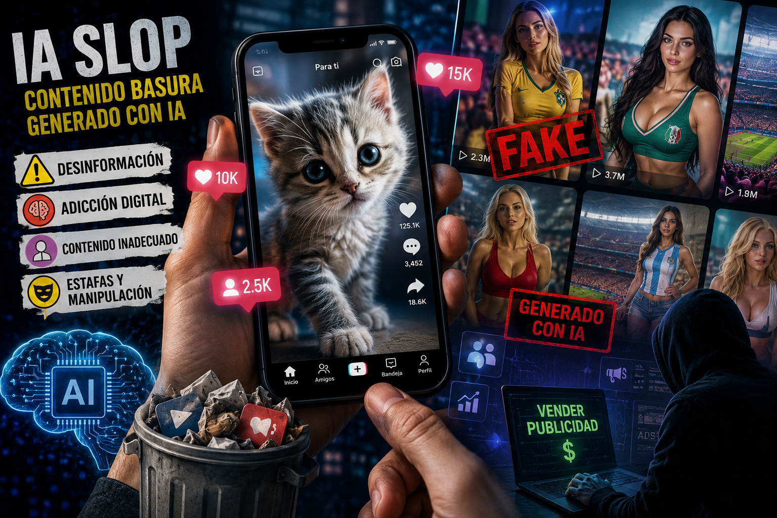 IA Slop: el contenido basura que está conquistando tus redes