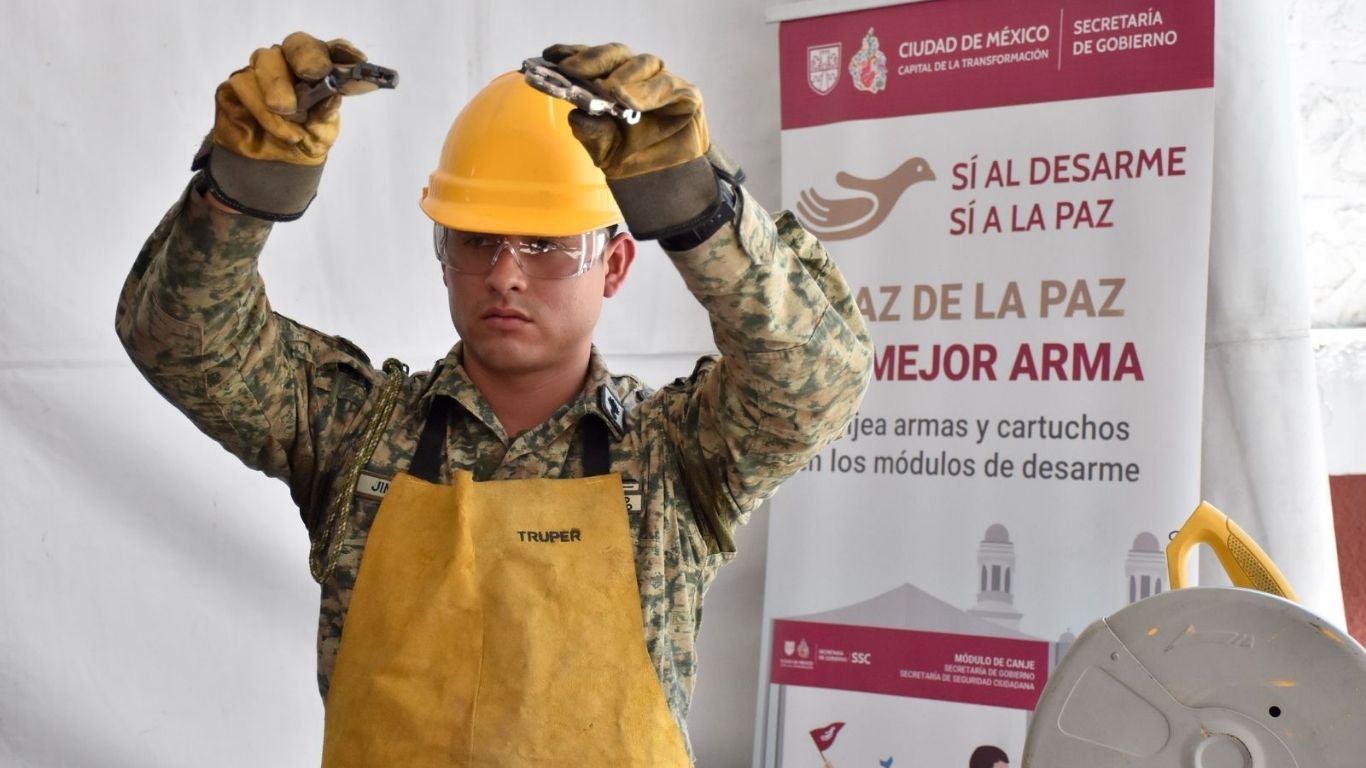“Sí al Desarme, Sí a la Paz” en CDMX