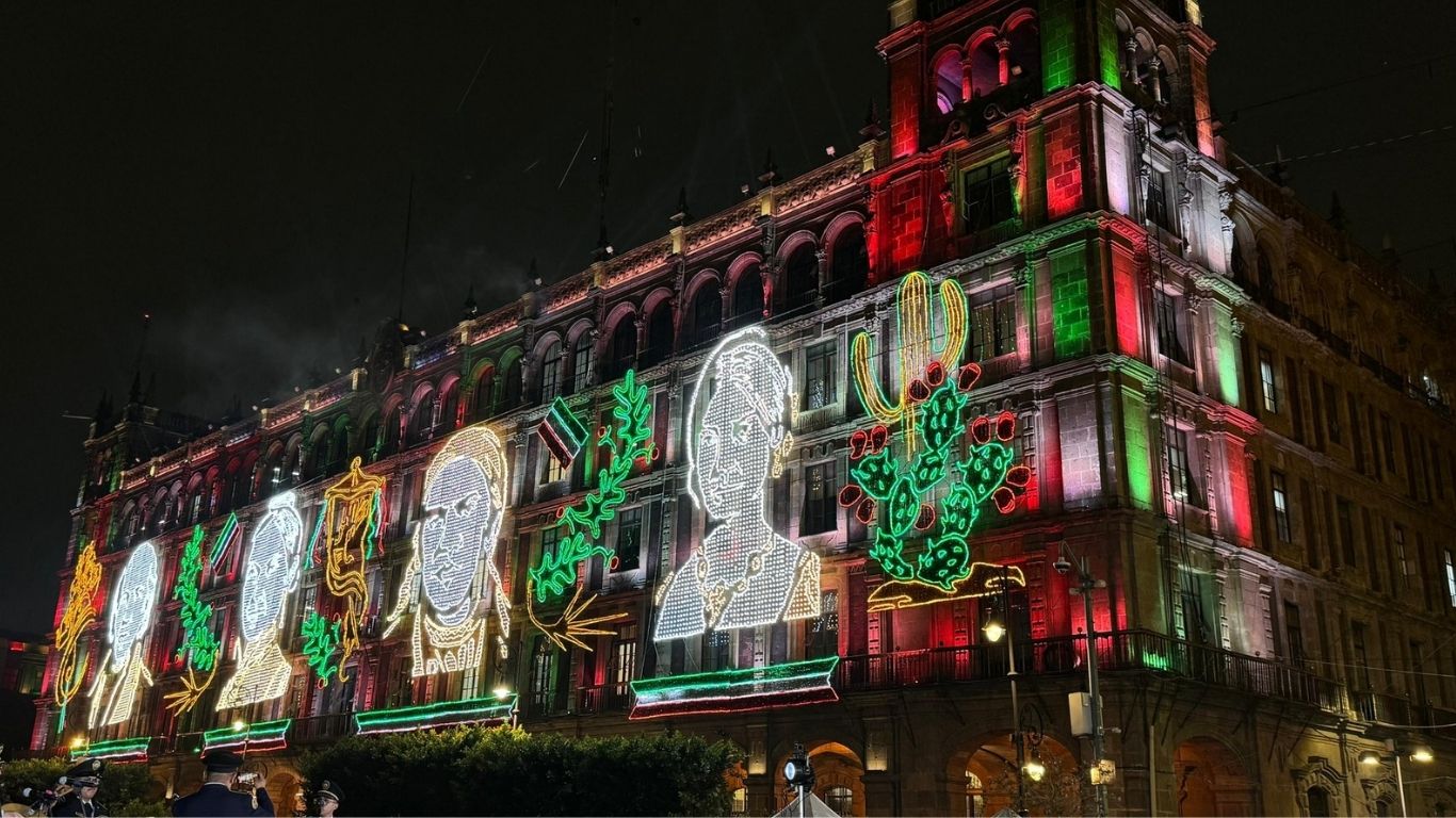 ¡El Zócalo se viste de fiesta!