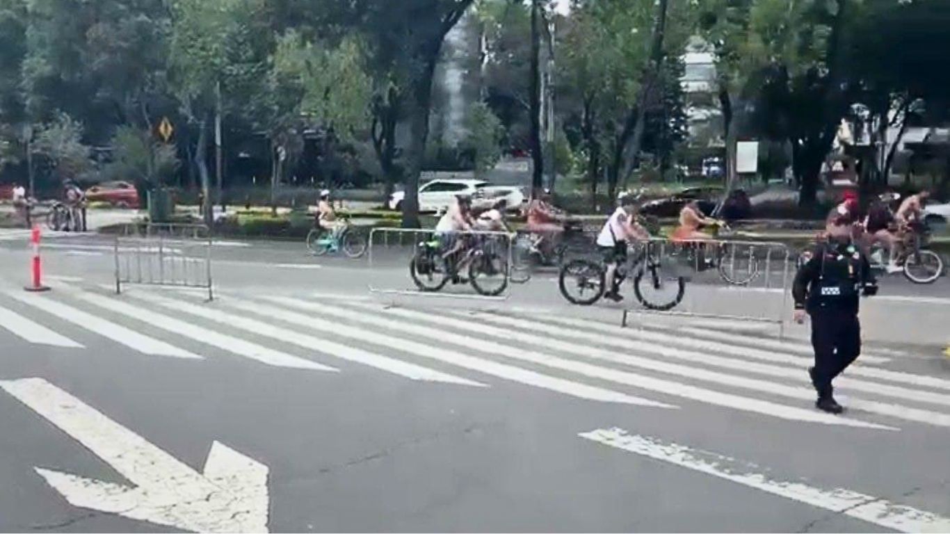 Rodada “¿Ahora sí me ves?”, exige respeto a ciclistas en CDMX 