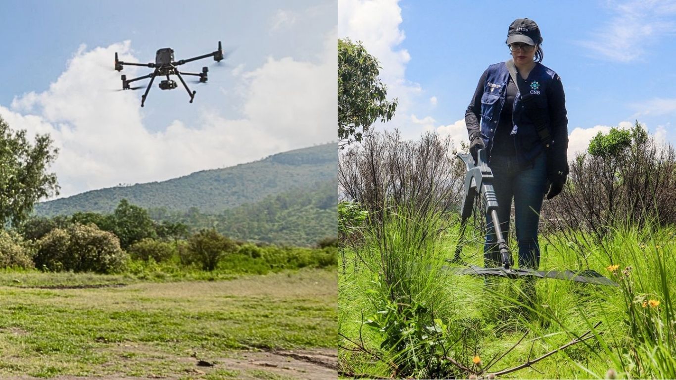 Drones y georradares se suman a la búsqueda de desaparecidos
