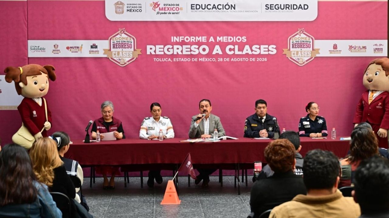 Edomex movilizará a más de mil policías por regreso a clases