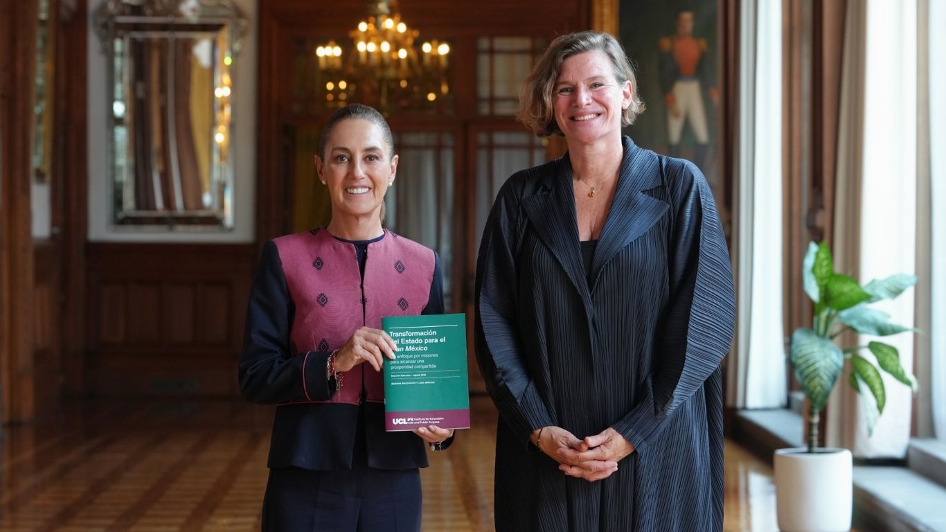 Sheinbaum y Mazzucato abordan el futuro del Plan México