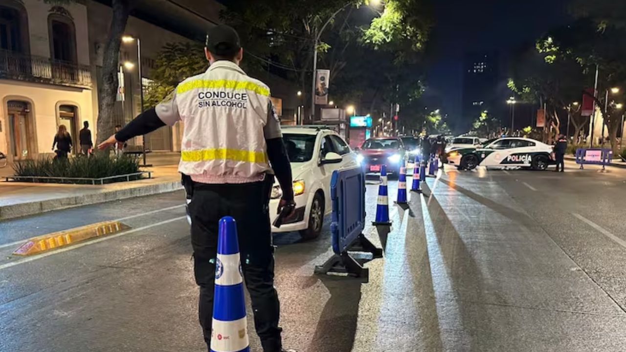 CDMX refuerza alcoholímetro por Fiestas Patrias