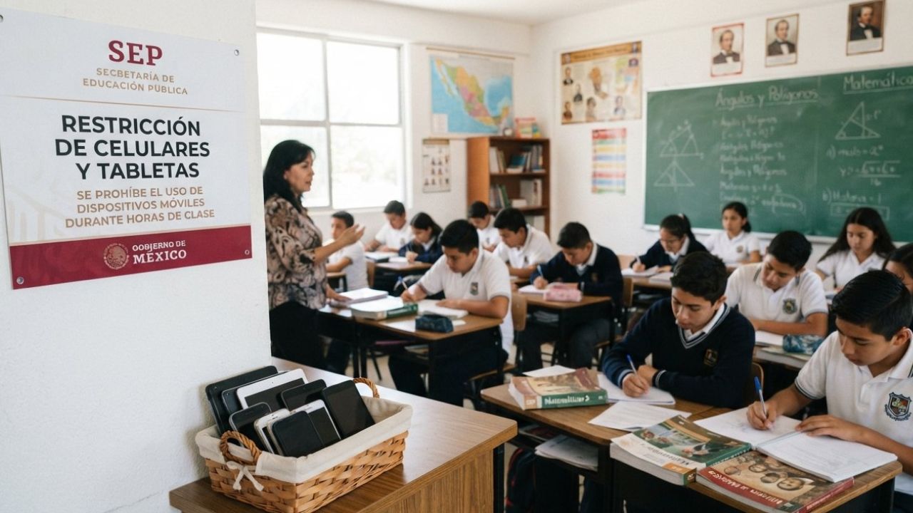 A finales de octubre se restringe uso de celulares en escuelas
